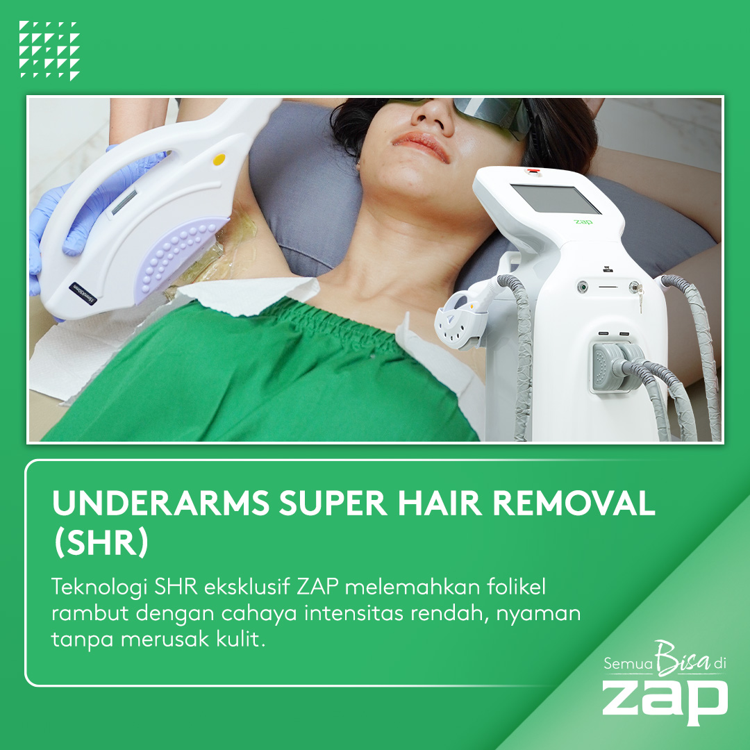 Underarm Super Hair Removal - ZAP