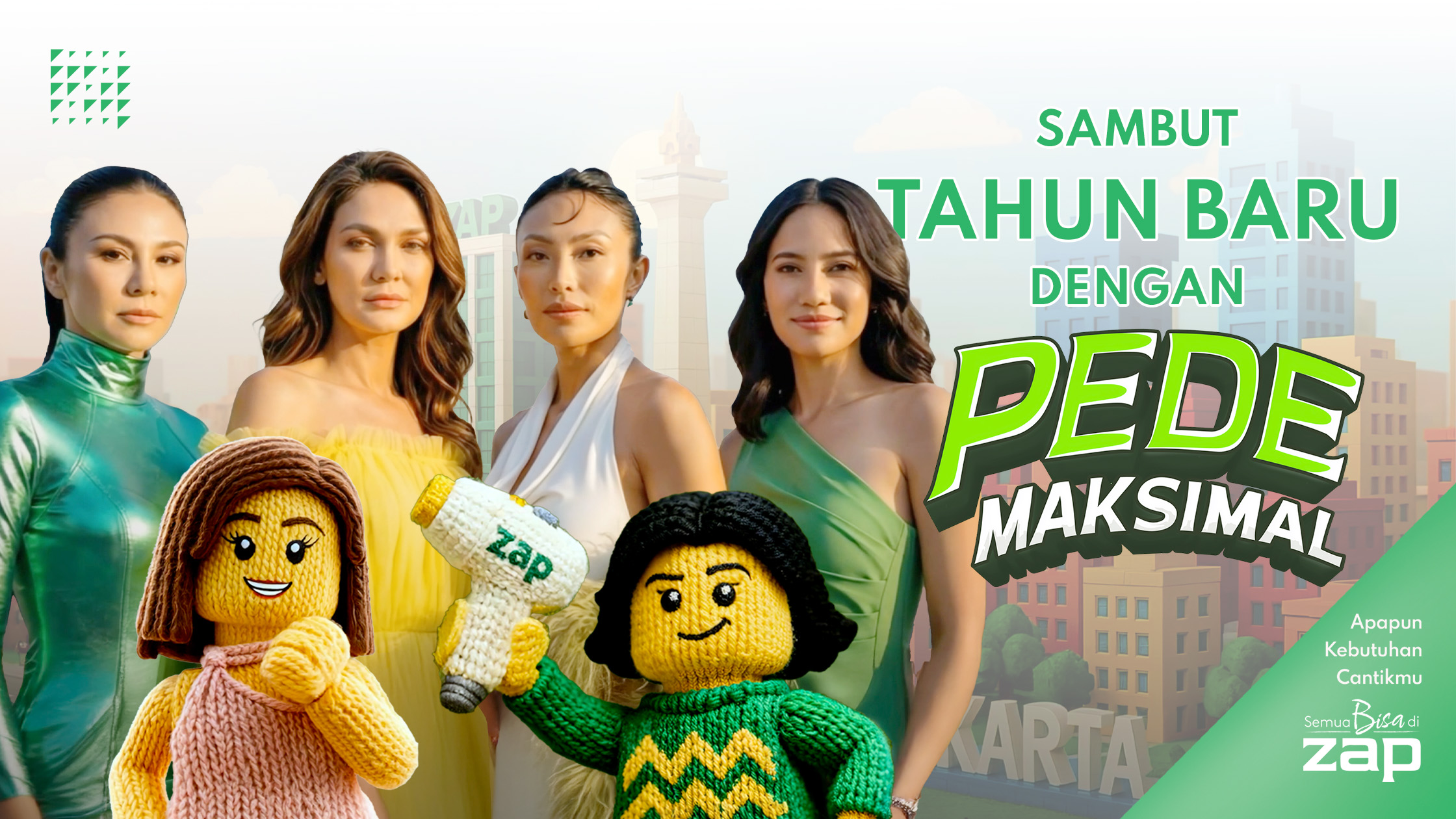 Dua Interpretasi AI Hadirkan Rasa Percaya Diri Lewat Music Video “Pede Maksimal” Project Pop x ZAP