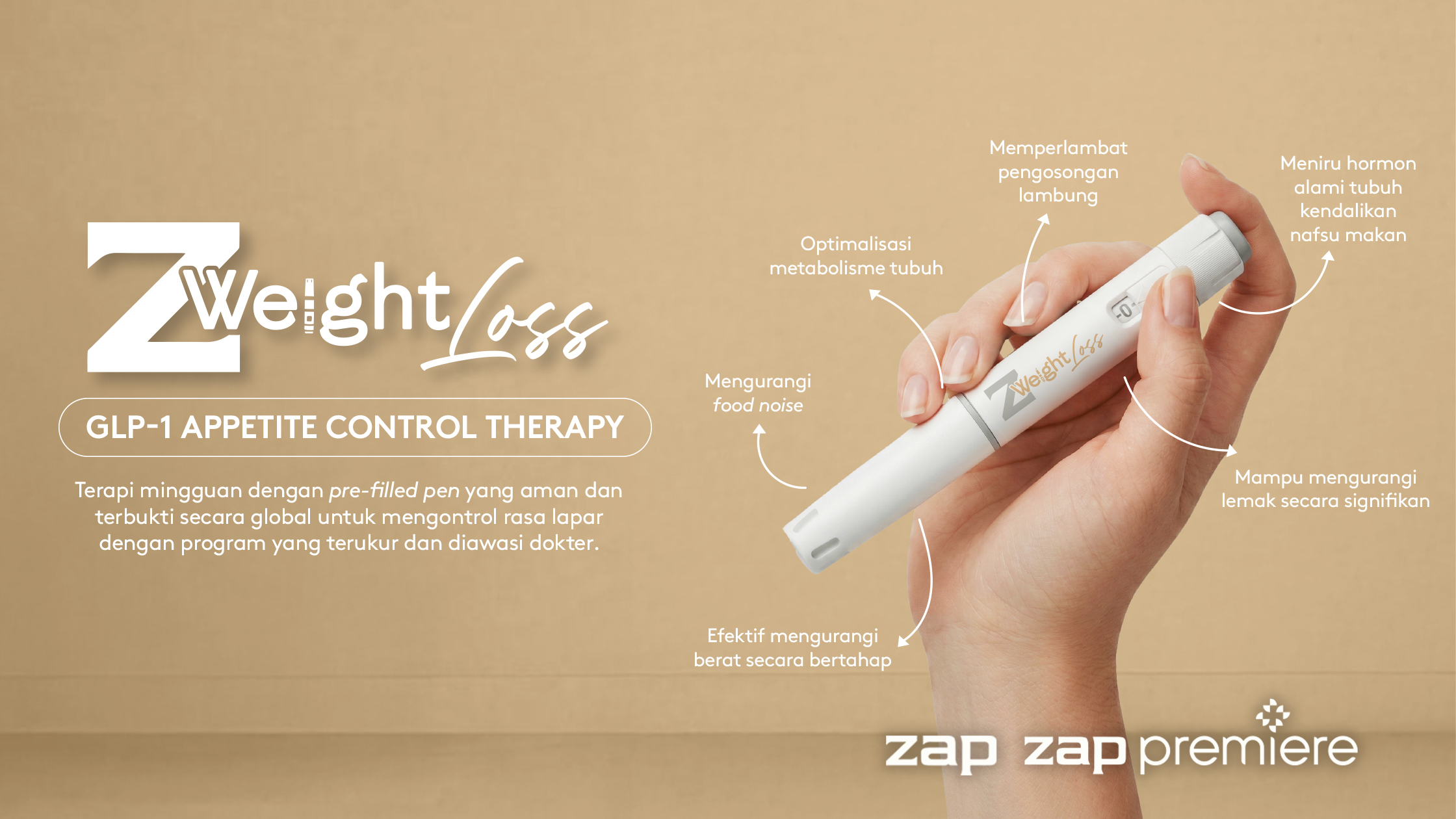 Z Weight Loss: Mengenal GLP-1 Appetite Control Therapy